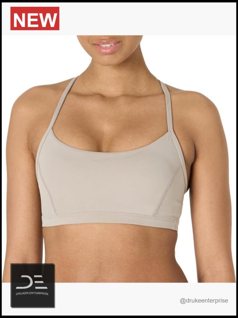 Women's Light Support Buttery Soft Yoga Sports Bra with Removable Cups